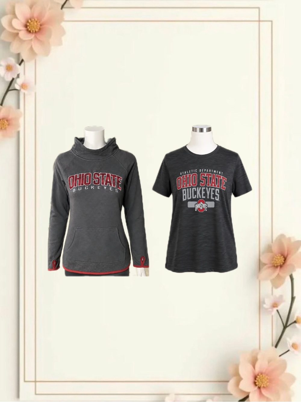 Women’s Authentic Ohio State Buckeyes’ Top Duo
